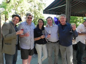 From left: Daedalus Howell, Brian Murphy, Eva Bertran, me, and David Bolling.