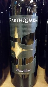 The delectable Earthquake Petite Sirah made by Michael David Winery & Phillips Farms. @Lodi_Wine @MDWinery. 