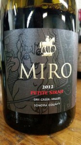 The Madara Horseman on the label of the Miro Cellars 2012 Petite Sirah is based on a Bulgarian monument carved in bas relief on a cliff twenty three meters above ground. This mysterious sculpture was created at the beginning of the eighth century during the birth of the Bulgarian nation.