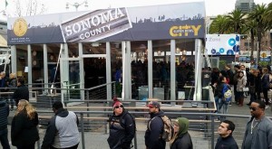 The Taste of Sonoma Lounge at Super Bowl City in San Francisco