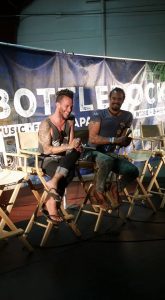 Discussing the beauties of Bottle Rock Napa and great charitable works done by singer Michael Franti & Co!